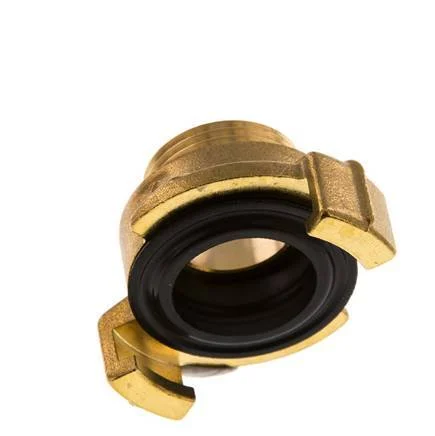 3/4'' Male GEKA Garden Hose Brass Coupling [2 Pieces]