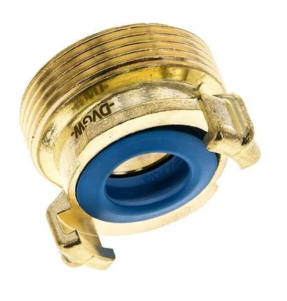 1 1/2'' Male GEKA Garden Hose Brass Coupling KTW