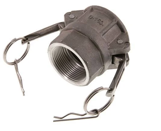 Camlock DN 40 (1 1/2'') Aluminium Coupling Rp 1 1/2'' Female Thread Type D MIL-C-27487