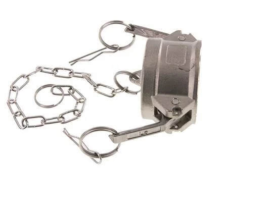 Camlock DN 50 (2'') Stainless Steel Coupling End Cap Type DC MIL-C-27487