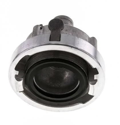 52-C (66 mm) Forged Aluminum Storz Coupling 25 mm Hose Pillar Rotatable with Lock