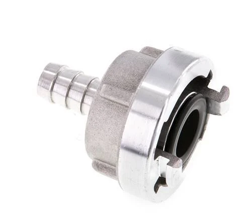 25-D (31 mm) Forged Aluminum Storz Coupling 13 mm Hose Pillar Rotatable for a PVC hose