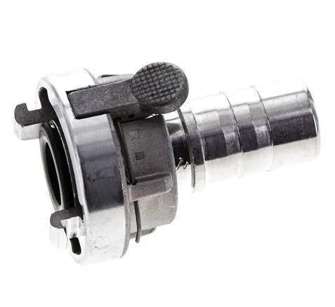 25-D (31 mm) Forged Aluminum Storz Coupling 25 mm Hose Pillar Rotatable with Lock for Safety Clamp Connection
