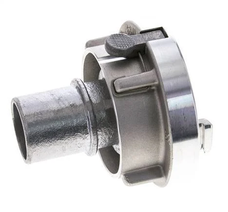 52-C (66 mm) Forged Aluminum Storz Coupling 38 mm Hose Pillar Rotatable with Lock for Safety Clamp Connection