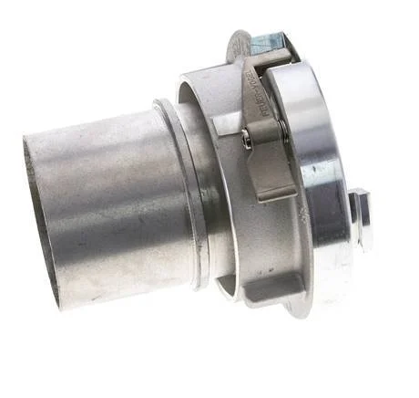 75-B (89 mm) Forged Aluminum Storz Coupling 75 mm Hose Pillar Rotatable with Lock for Safety Clamp Connection