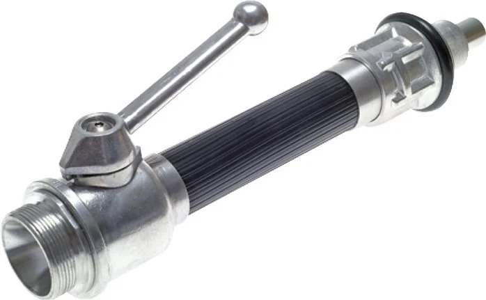 9 mm Jet Pipe G 2'' Male Threads Forged Aluminum & Rubber DIN 14365 with Protective Spray