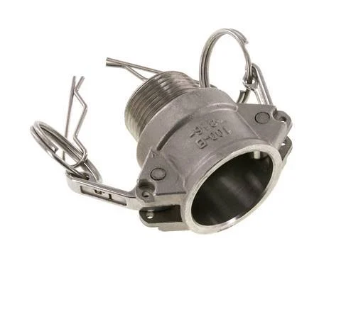 Camlock DN 25 (1'') Stainless Steel Coupling 1'' Male NPT Thread Type B MIL-C-27487