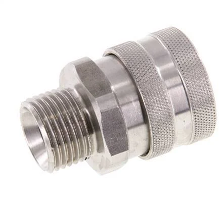 Stainless Steel DN 12 Coupling For Spray Gun Socket G 1/2 inch Female Threads