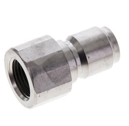 Stainless Steel DN 12 Coupling For Spray Gun Plug G 3/8 inch Male Threads