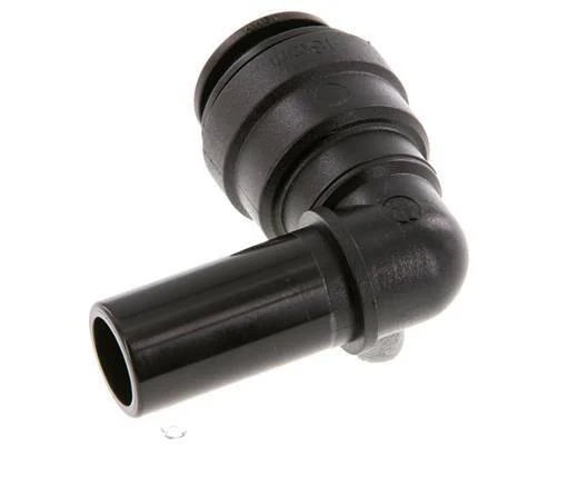 18mm 90deg Elbow Push-in Fitting with Plug-in POM NBR