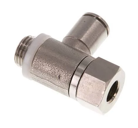 Pilot Operated Check Valve 8mm & G 1/4'' Male Elbow Brass 0.5-10bar (7-145psi)