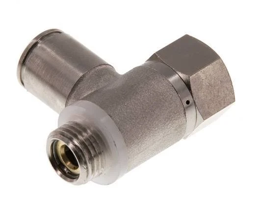Pilot Operated Check Valve 10mm & G 1/4'' Male Elbow Brass 0.5-10bar (7-145psi)