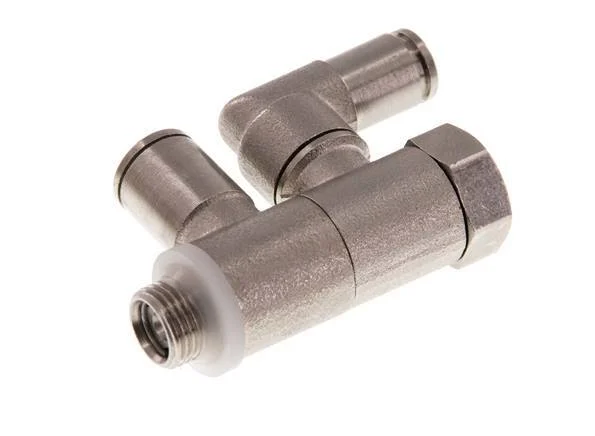 Pilot Operated Check Valve 6mm & G1/8'' Male Elbow Brass 0.5-10bar (7-145psi)