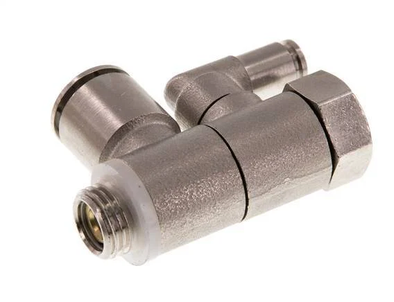 Pilot Operated Check Valve 12mm & G1/4'' Male Elbow Brass 0.5-10bar (7-145psi)