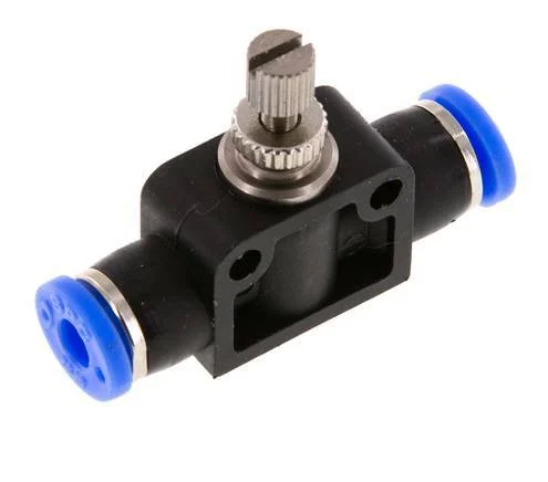 Flow Control Silencer Straight 5/32 inch (3.97 mm) Brass/PBT