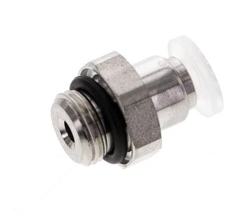 4mm x G1/8'' Polypropylene (PP)/Stainless Steel Push-in Fitting with Male Threads EPDM