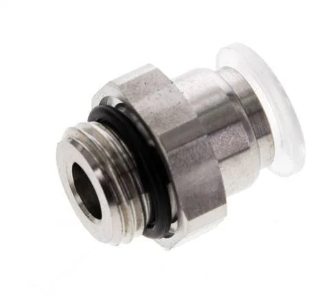 8mm x G1/4'' Polypropylene (PP)/Stainless Steel Push-in Fitting with Male Threads EPDM