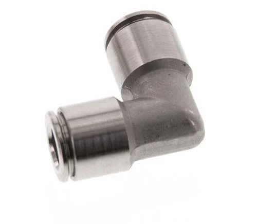 8mm 90deg Elbow Push-in Fitting Stainless Steel FKM