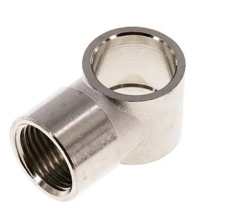 G1/2'' Nickel plated Brass Banjo Fitting with Female Threads
