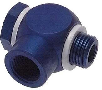 G3/8'' Aluminum Banjo Fitting with Male and Female Threads with Banjo Bolt with O-ring Rotatable