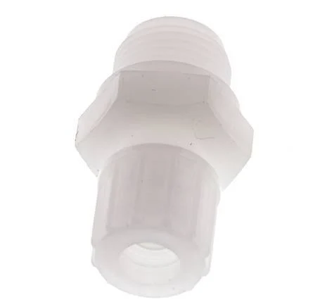 10x8mm & G1/2'' PVDF Straight Compression Fitting with Male Threads 10 bar