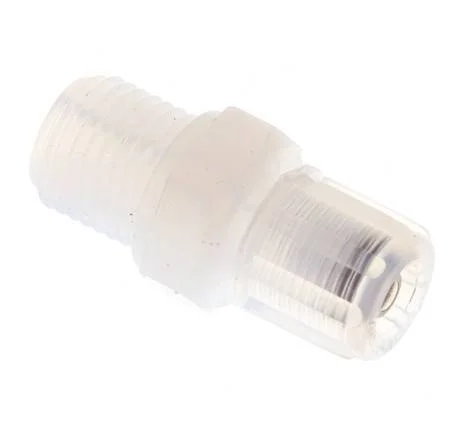 6x4mm & G1/4'' PFA Straight Cutting Fitting with Male Threads 10 bar