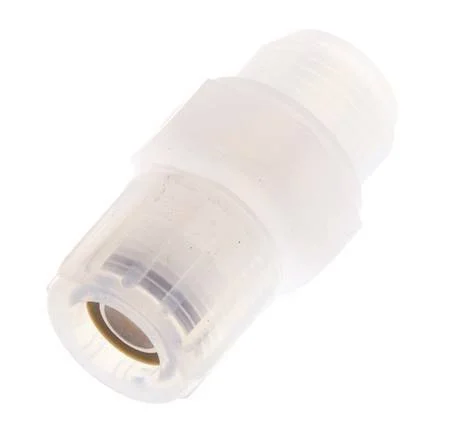 12x9mm & G1/2'' PFA Straight Cutting Fitting with Male Threads 10 bar