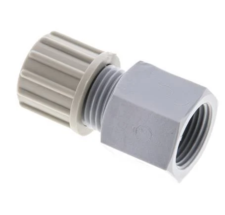 10x8mm & G3/8'' PA Straight Compression Fitting with Female Threads 10 bar
