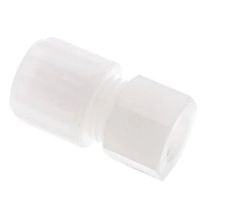 8x6mm & G1/8'' PVDF Straight Compression Fitting with Female Threads 10 bar