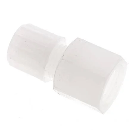 8x6mm & G3/8'' PVDF Straight Compression Fitting with Female Threads 10 bar