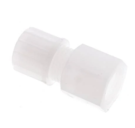 10x8mm & G3/8'' PVDF Straight Compression Fitting with Female Threads 10 bar