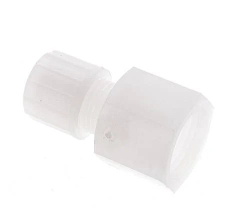 10x8mm & G1/2'' PVDF Straight Compression Fitting with Female Threads 10 bar