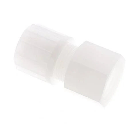 14x12mm & G1/2'' PVDF Straight Compression Fitting with Female Threads 10 bar