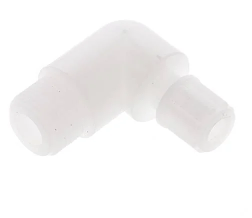 6x4mm & G3/8'' PVDF Elbow Compression Fitting with Male Threads 10 bar