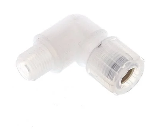 10x8mm & G1/4'' PFA Elbow Cutting Fitting with Male Threads 10 bar