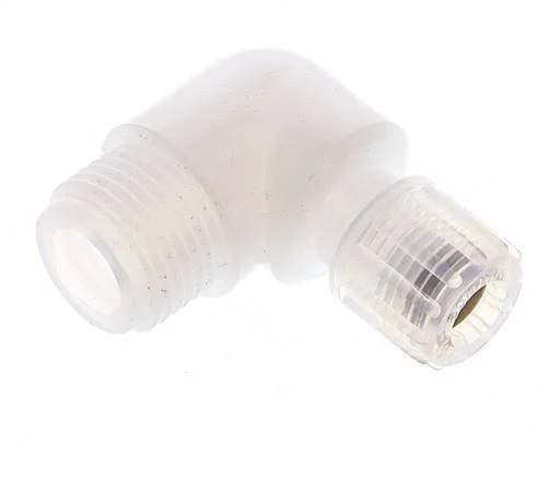 8x6mm & G1/2'' PFA Elbow Cutting Fitting with Male Threads 10 bar