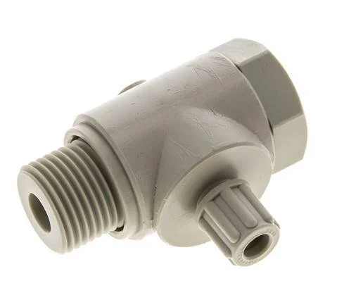 6x4mm & G1/2'' PP Elbow Compression Fitting with Male Threads with Banjo Bolt 10 bar