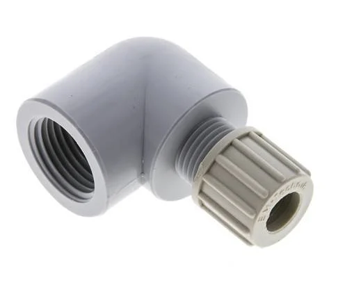 10x8mm & G1/2'' PA Elbow Compression Fitting with Female Threads 10 bar