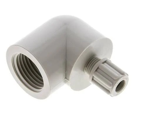 6x4mm & G1/2'' PP Elbow Compression Fitting with Female Threads 10 bar