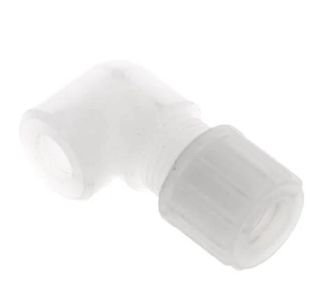 10x8mm & G1/8'' PVDF Elbow Compression Fitting with Female Threads 10 bar