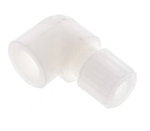 10x8mm & G3/8'' PVDF Elbow Compression Fitting with Female Threads 10 bar