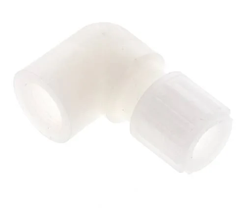 12x10mm & G3/8'' PVDF Elbow Compression Fitting with Female Threads 10 bar