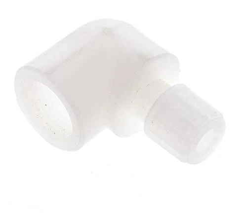 8x6mm & G1/2'' PVDF Elbow Compression Fitting with Female Threads 10 bar