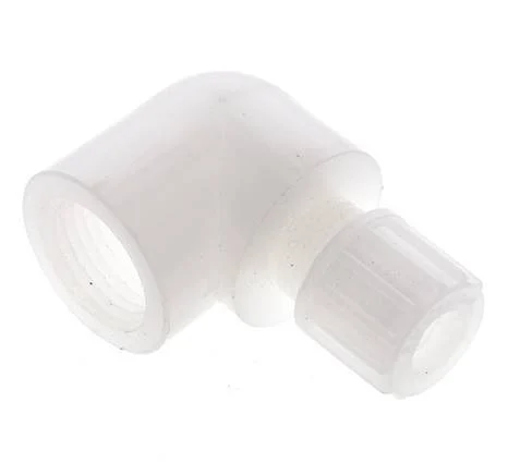 10x8mm & G1/2'' PVDF Elbow Compression Fitting with Female Threads 10 bar