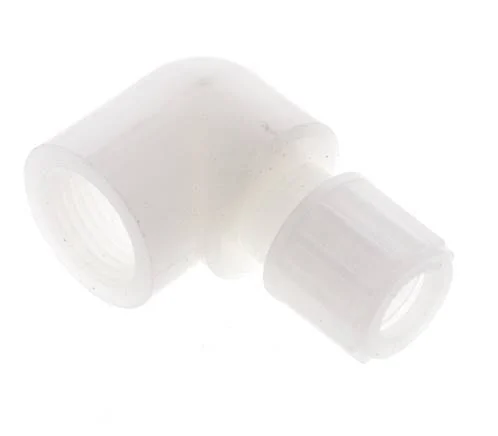 12x10mm & G1/2'' PVDF Elbow Compression Fitting with Female Threads 10 bar