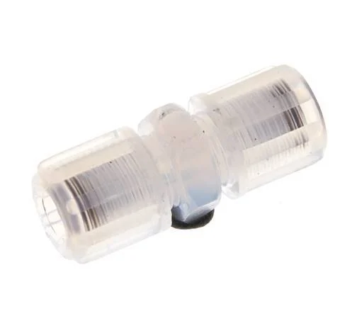 6x4mm & PFA Straight Compression Fitting with Female Threads 10 bar