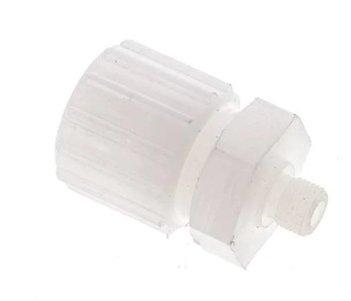 15x9mm & G1/8'' PVDF Straight Compression Fitting with Male Threads 10 bar PVC and PA