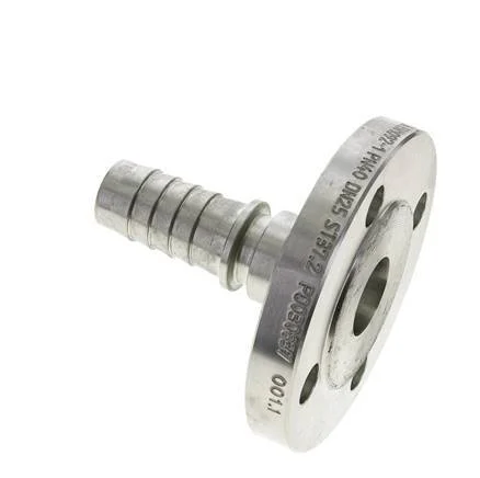 25x40 mm zink plated Steel Hose Pillar with Flange PN 10/16/25/40 DIN EN 14423 / DIN 2826