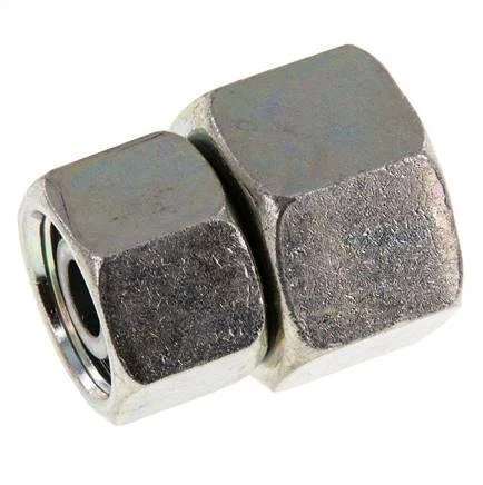 16S & 20S Zink plated Steel Straight with Swivel 400 bar NBR O-ring Sealing Cone ISO 8434-1