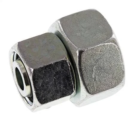 20S & 25S Zink plated Steel Straight with Swivel 400 bar NBR O-ring Sealing Cone ISO 8434-1